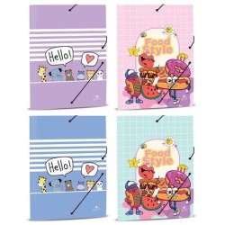 MARIOLA CARPETA CON GOMAS Y SOLAPAS FOLIO 34X26CM 4 DISEÑOS SURTIDOS COLE Nº3