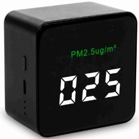 MEDIDOR PORTÁTIL DETECTOR DE CONTAMINACIÓN INDICADOR CALIDAD DEL AIRE Y DE PARTICULAS COVID 19