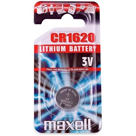 MAXELL PILAS PLANAS DE LITIO 3V - CR1620 BLISTER 1 UNIDAD