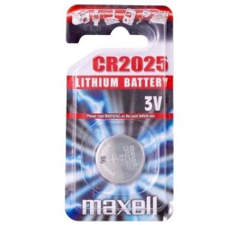 MAXELL PILAS PLANAS DE LITIO 3V - CR2025