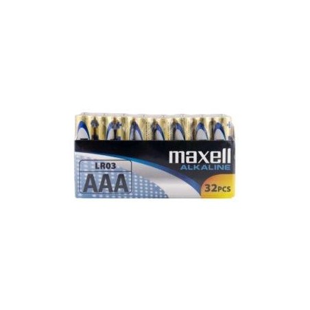 MAXELL PILAS ALCALINAS AAA - LR03- PACK 32 UDS