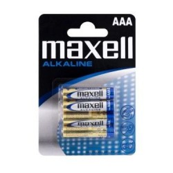 MAXELL PILAS ALCALINAS AAA - LR03- PACK 4 UDS