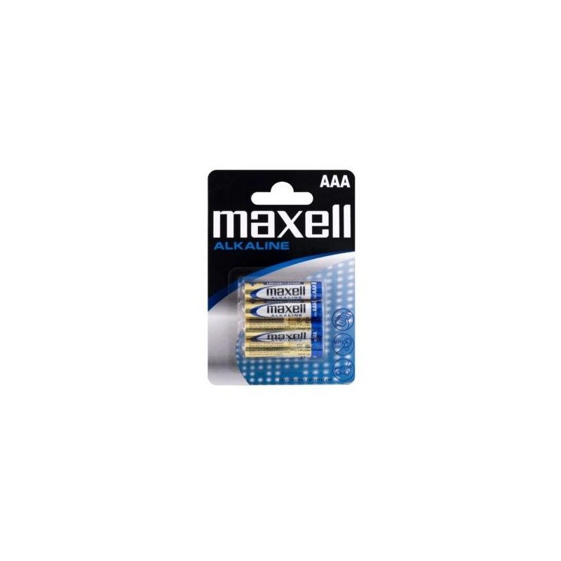 MAXELL PILAS ALCALINAS AAA - LR03- PACK 4 UDS