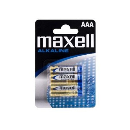 MAXELL PILAS ALCALINAS AAA - LR03- PACK 4 UDS