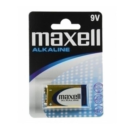 MAXELL PILAS ALCALINAS DE 9V - 6LR61- PACK 1 UD