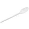 CUCHARA GRANDE REUTILIZABLE 16,5CM PACK DE 20 BLANCO