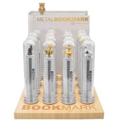 METALMORPHOSE MARCALIBROS METÁLICOS 3D EXPOSITOR 16 UD SURTIDOS