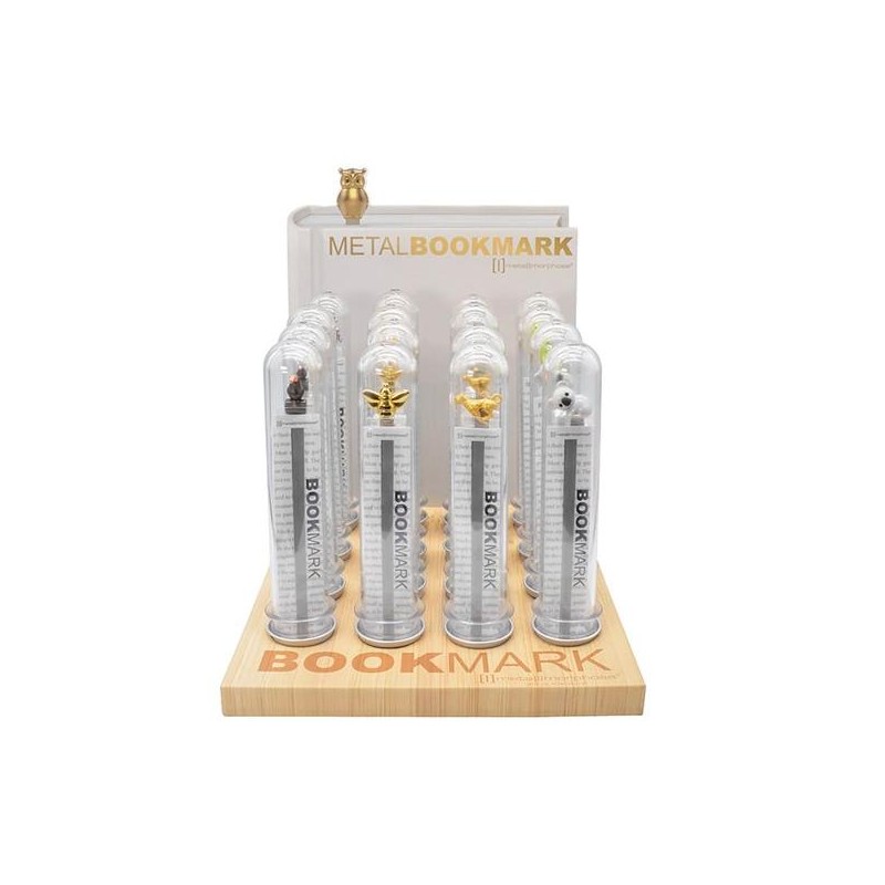 METALMORPHOSE MARCALIBROS METÁLICOS 3D EXPOSITOR 16 UD SURTIDOS