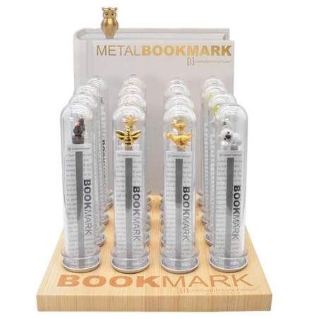 METALMORPHOSE MARCALIBROS METÁLICOS 3D EXPOSITOR 16 UD SURTIDOS