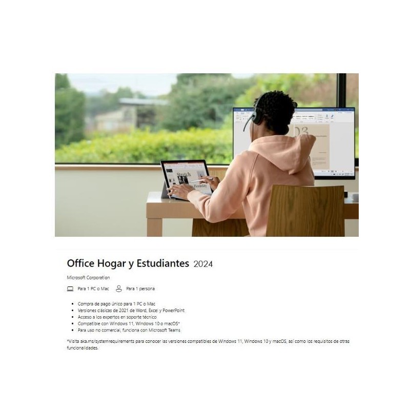MICROSOFT OFFICE HOME 2024 TODOS LOS IDIOMAS FISICA