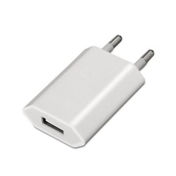AISENS MINI CARGADOR USB 5V/1A BLANCO