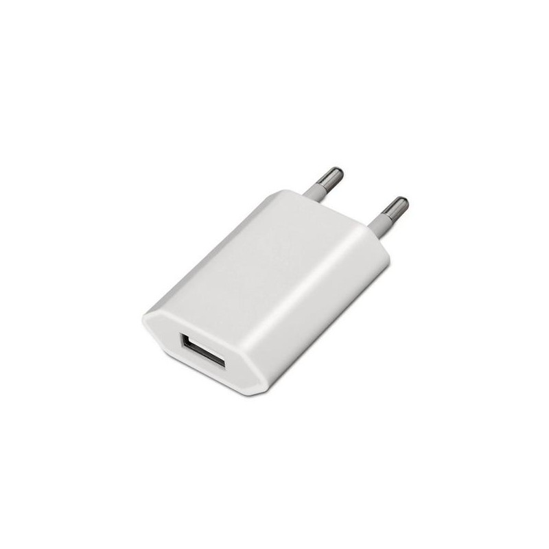 AISENS MINI CARGADOR USB 5V/1A BLANCO