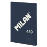 MILAN LIBRETA ENCOLADA A4 48H PAPEL 95GR 1 LÍNEA 7MM SERIE 1918 AZUL
