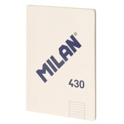 MILAN LIBRETA ENCOLADA A4 48H PAPEL 95GR 1 LÍNEA 7MM SERIE 1918 BEIGE