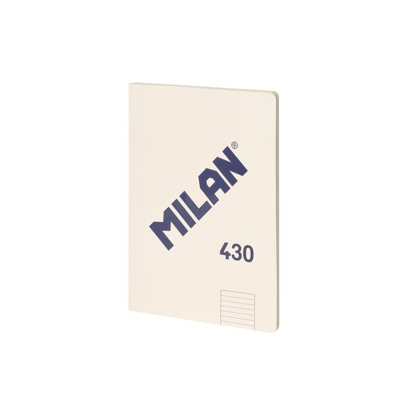 MILAN LIBRETA ENCOLADA A4 48H PAPEL 95GR 1 LÍNEA 7MM SERIE 1918 BEIGE