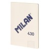 MILAN LIBRETA ENCOLADA A4 48H PAPEL 95GR 1 LÍNEA 7MM SERIE 1918 BEIGE