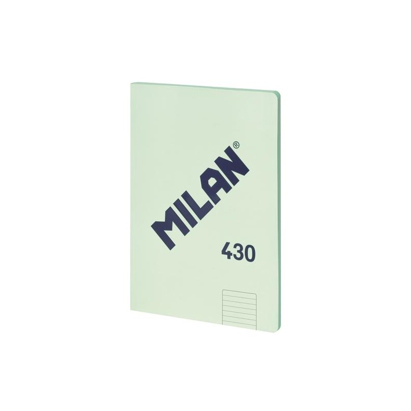 MILAN LIBRETA ENCOLADA A4 48H PAPEL 95GR 1 LÍNEA 7MM SERIE 1918 VERDE