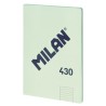 MILAN LIBRETA ENCOLADA A4 48H PAPEL 95GR 1 LÍNEA 7MM SERIE 1918 VERDE