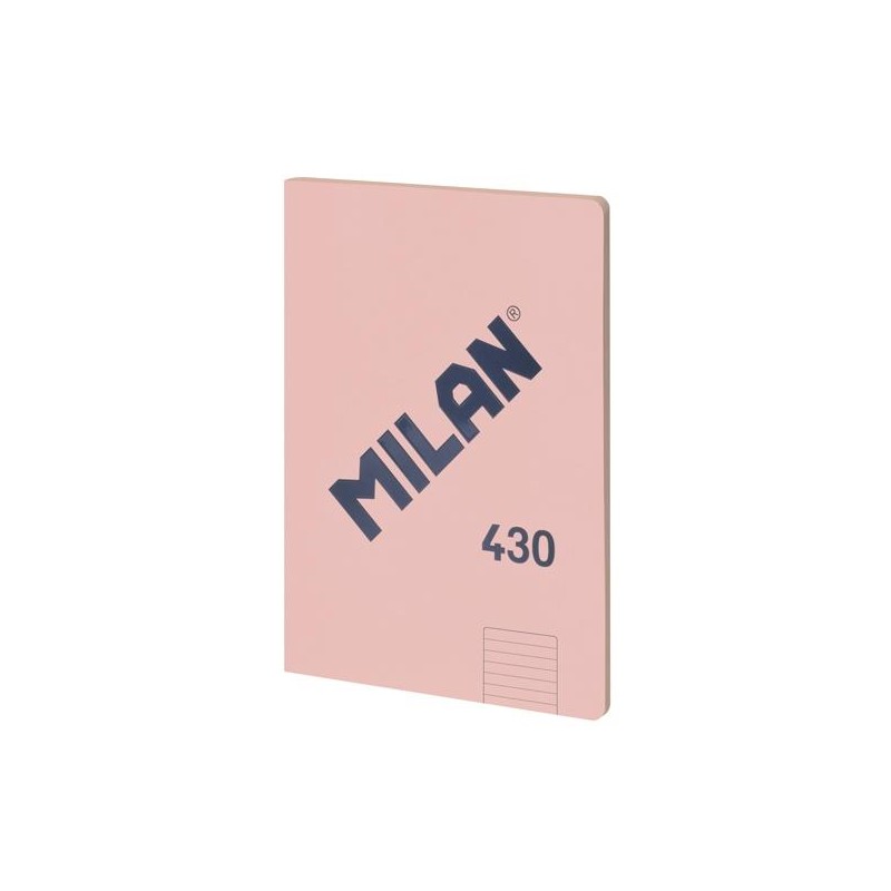 MILAN LIBRETA ENCOLADA A4 48H PAPEL 95GR 1 LÍNEA 7MM SERIE 1918 ROSA