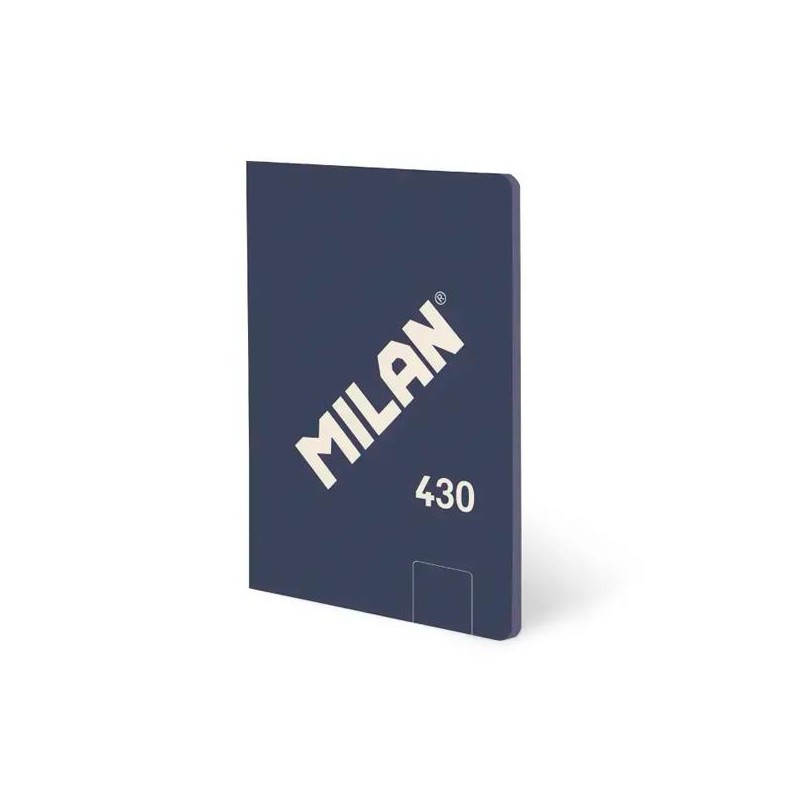 MILAN LIBRETA ENCOLADA A6 48H 95GR LISO COLECCIÓN 430 SINCE 1918 AZUL