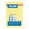 MILAN BLOC NOTAS ADHESIVAS REMOVIBLES 100H 50X76 AMARILLO CLARO