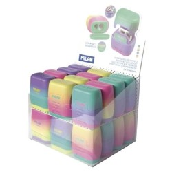 MILAN AFILALÁPICES COMPACT SUNSET DOBLE CON DEPÓSITO C/SURTIDOS EXPOSITOR 24 UD