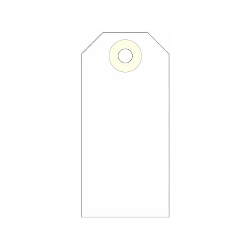 APLI ETIQUETAS COLGANTES C/ARANDELA 80X38MM CAJA DE 1000 CREMA