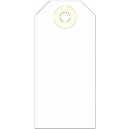 APLI ETIQUETAS COLGANTES C/ARANDELA 80X38MM CAJA DE 1000 CREMA