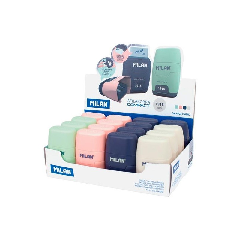 MILAN AFILABORRA COMPACT SERIE 1918 C/SURTIDOS CAJA EXPOSITORA 16 UD