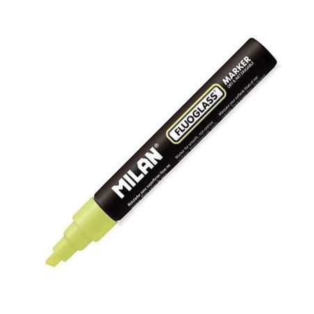 MILAN FLUOGLASS ROTULADOR BORRABLE AMARILLO