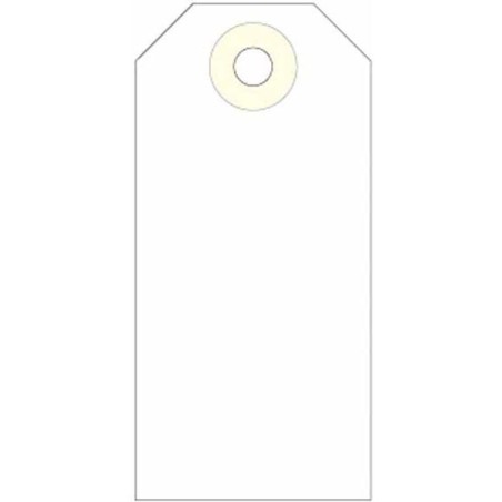 APLI ETIQUETAS COLGANTES C/ARANDELA 120X57MM CAJA DE 1000 CREMA