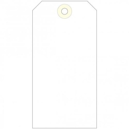 APLI ETIQUETAS COLGANTES CON ARANDELA 125X63MM CAJA DE 1000 CREMA