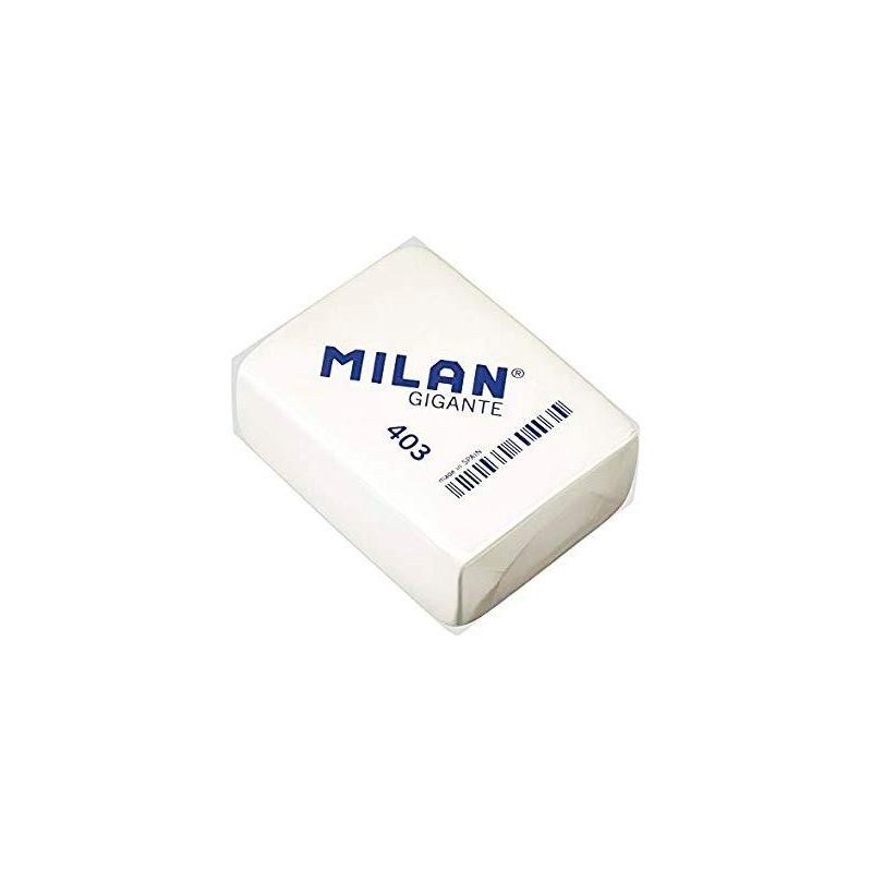 MILAN GOMA 403 GIGANTE MIGA DE PAN 6,8X5,1X2,8 CM BLANCO -CAJA 3U-