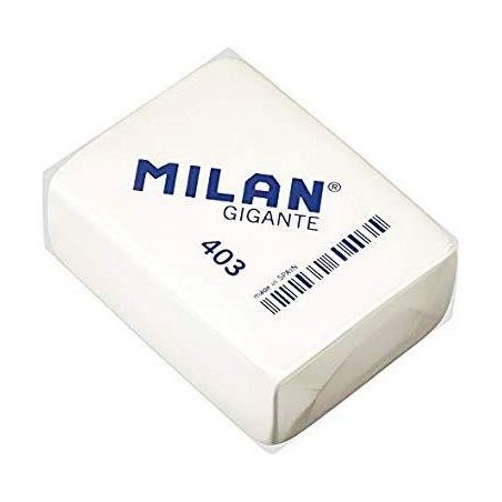 MILAN GOMA 403 GIGANTE MIGA DE PAN 6,8X5,1X2,8 CM BLANCO -CAJA 3U-