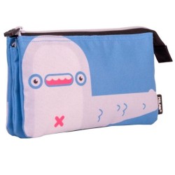 MILAN PORTATODO 5 COMPARTIMENTOS SERIE ESPECIAL ALIENS AZUL