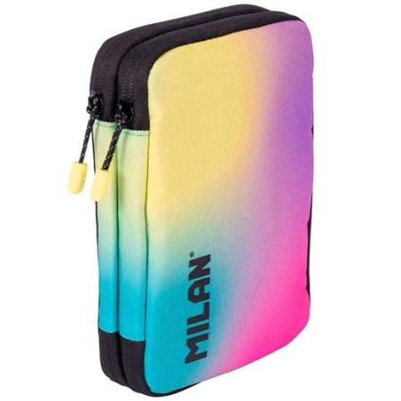 MILAN PLUMIER 2 PISOS CON CONTENIDO COLECCIÓN SUNSET NEGRO