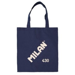 MILAN BOLSA DE MANO TOTE BAG SINCE 1918 AZUL MARINO