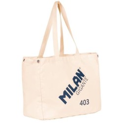 MILAN TOTE BAG GIIGANTE 403 SINCE 1918 BEIGE