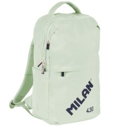 MILAN MOCHILA URBANA COMPACTA CON CIERRE DE SEGURIDAD 15L COLECCIÓN 430 SINCE 1918 VERDE