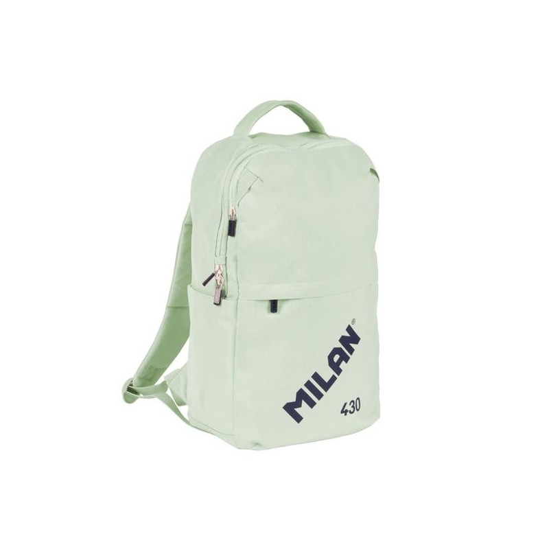 MILAN MOCHILA URBANA COMPACTA CON CIERRE DE SEGURIDAD 15L COLECCIÓN 430 SINCE 1918 VERDE