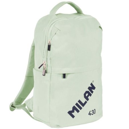 MILAN MOCHILA URBANA COMPACTA CON CIERRE DE SEGURIDAD 15L COLECCIÓN 430 SINCE 1918 VERDE