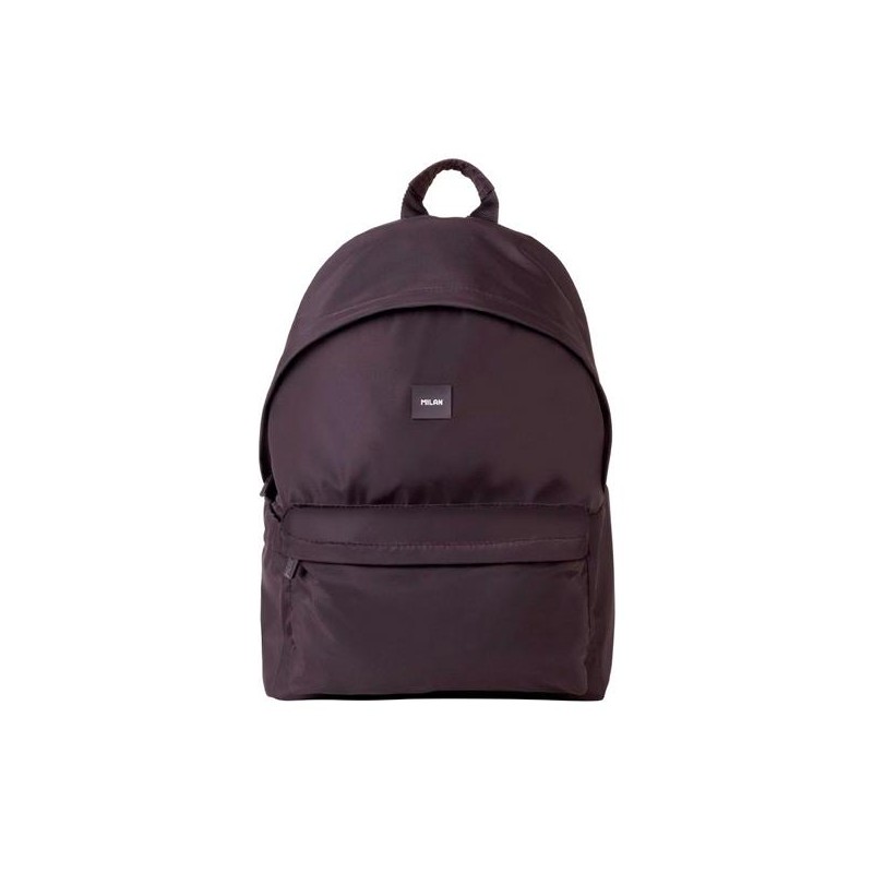 MILAN MOCHILA URBANA CLÁSICA 2 CREMALLERAS 22L SERIE SHADOW NEGRO