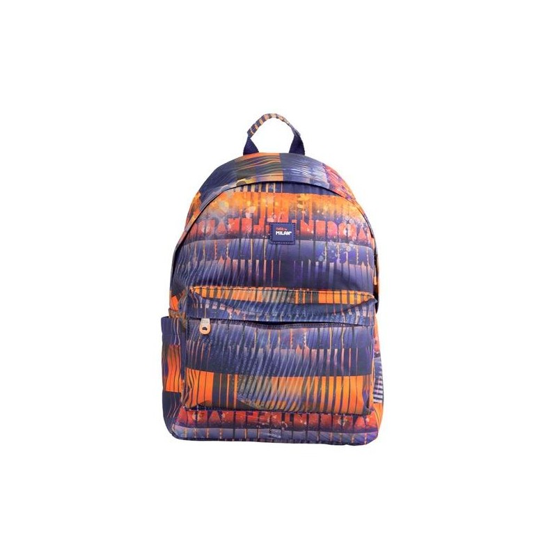 MILAN MOCHILA URBANA CLÁSICA 2 CREMALLERAS 22L SERIE ESPECIAL FIZZ