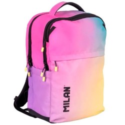 MILAN MOCHILA 5 CREMALLERAS 25L COLECCIÓN SUNSET NEGRO