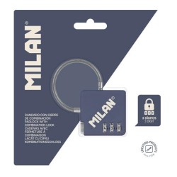 MILAN CANDADO TSA CON CIERRE DE COMBINACIÓN COLECCIÓN 430 SINCE 1918 AZUL