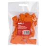 APLI DEDÍLES LATEX TALLA M COLOR NARANJA -20U-