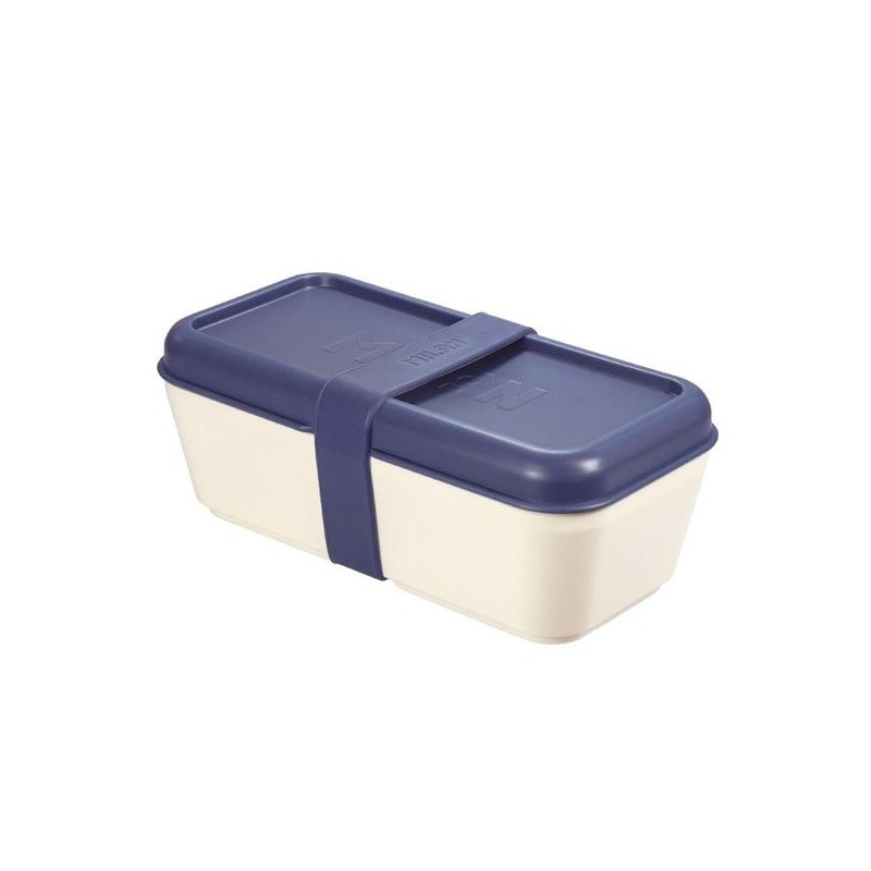 MILAN RECIPIENTE PARA ALIMENTOS RECTANGULAR 0,75L C/TAPA AZUL