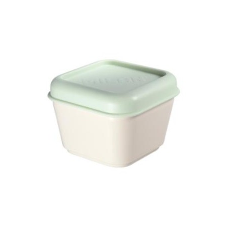 MILAN RECIPIENTE PARA ALIMENTOS CUADRADO 0,33L TAPA VERDE