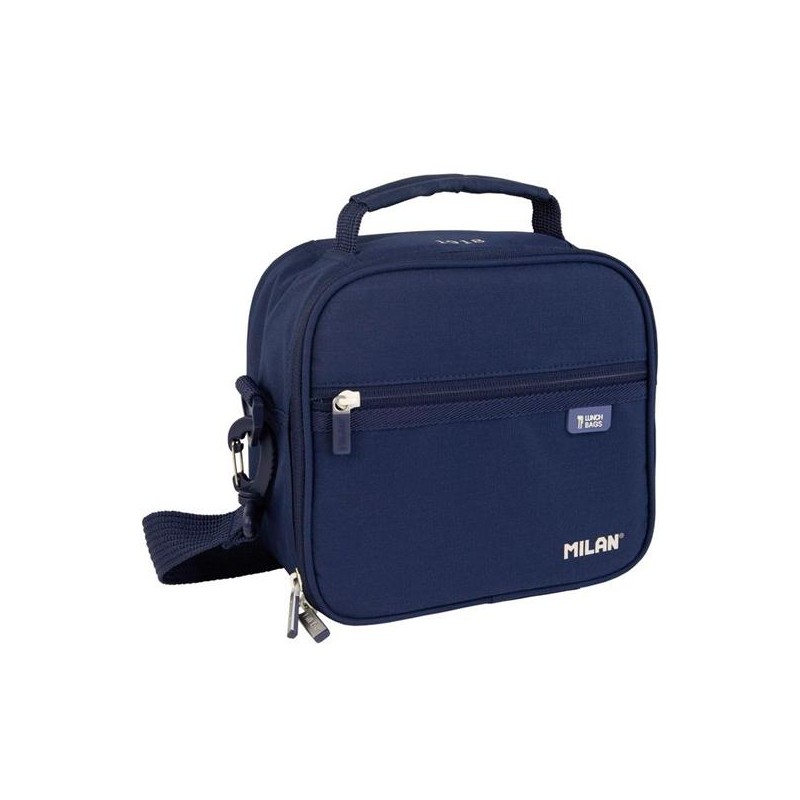 MILAN BOLSA ISOTÉRMICA PORTA ALIMENTOS CON 3 RECIPIENTES 3,5L SERIE 1918 AZUL MARINO