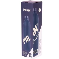 MILAN BOTELLA ISOTÉRMICA ACERO INOXIDABLE 0,946L MILAN GIGANTE 403 SINCE 1918 AZUL